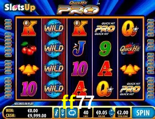 Slots com jackpots e giros grátis na ff77