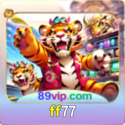 Imagem promocional da ff77 mostrando a plataforma e suas vantagens